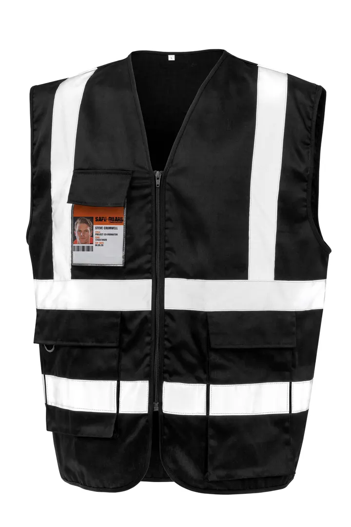 Gilet de sécurité zippé Black