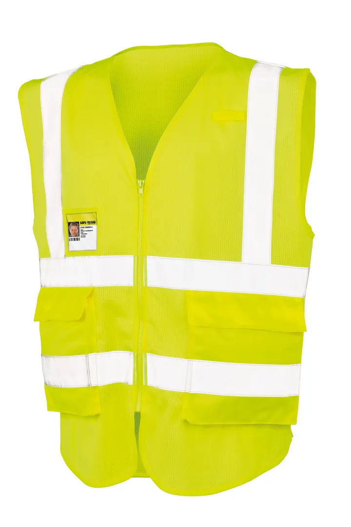 Gilet de sécurité en maille Fluorescent Yellow