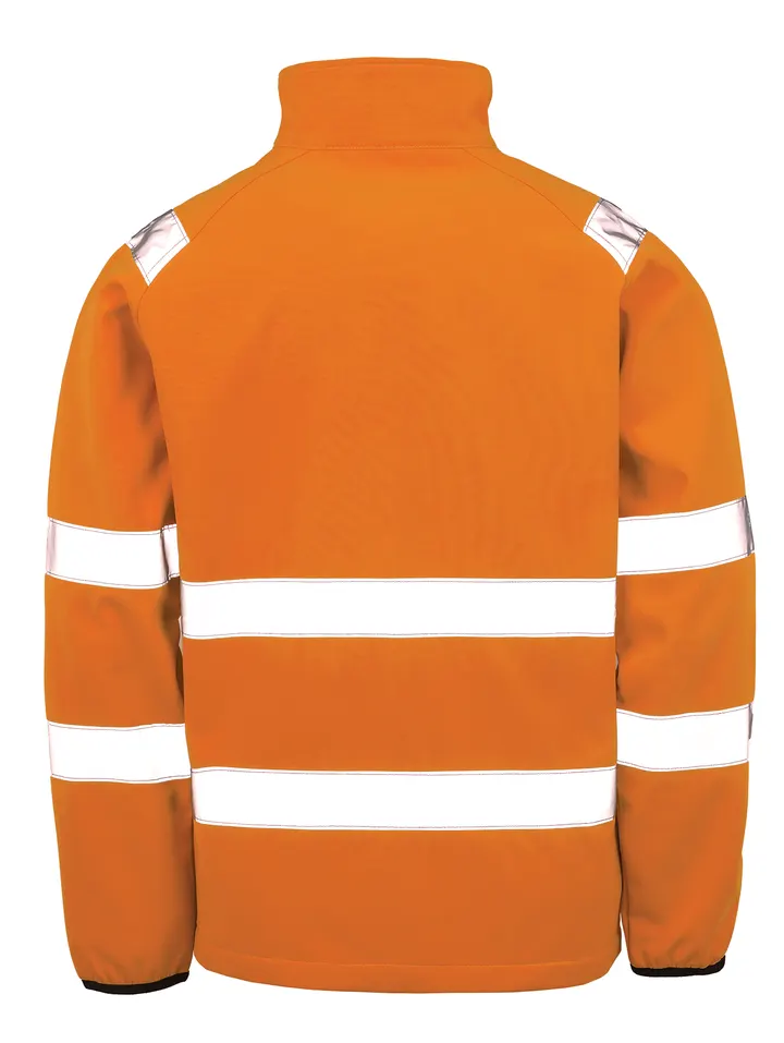 Veste softshell de sécurité recyclée Fluorescent Orange