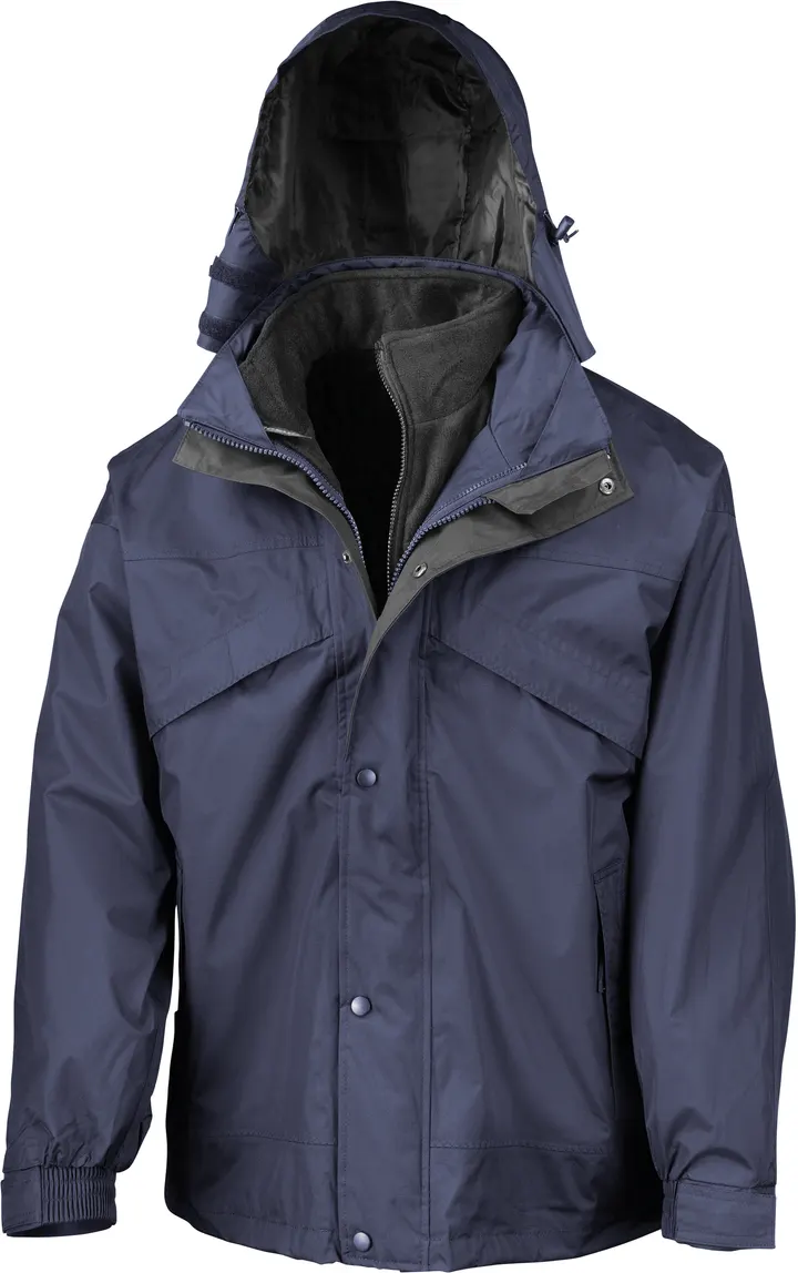 Veste 3 en 1 zip & clic Navy / Black