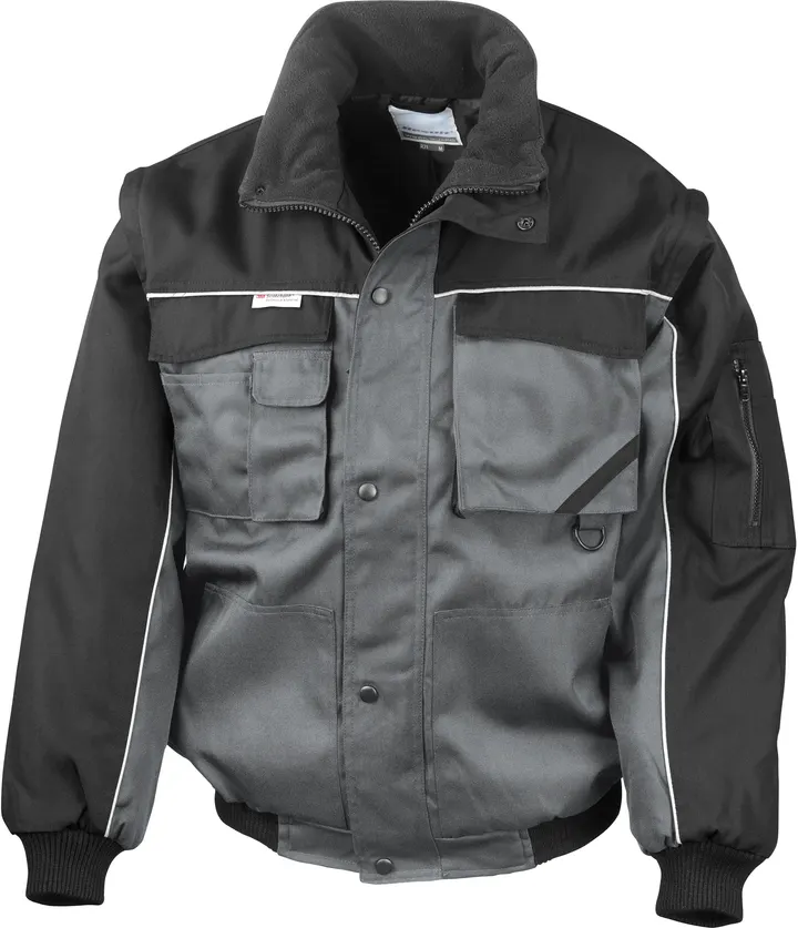 Blouson manches amovibles Heavy Duty Grey / Black