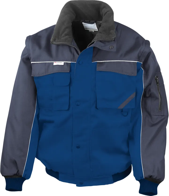 Blouson manches amovibles Heavy Duty Royal Blue / Navy