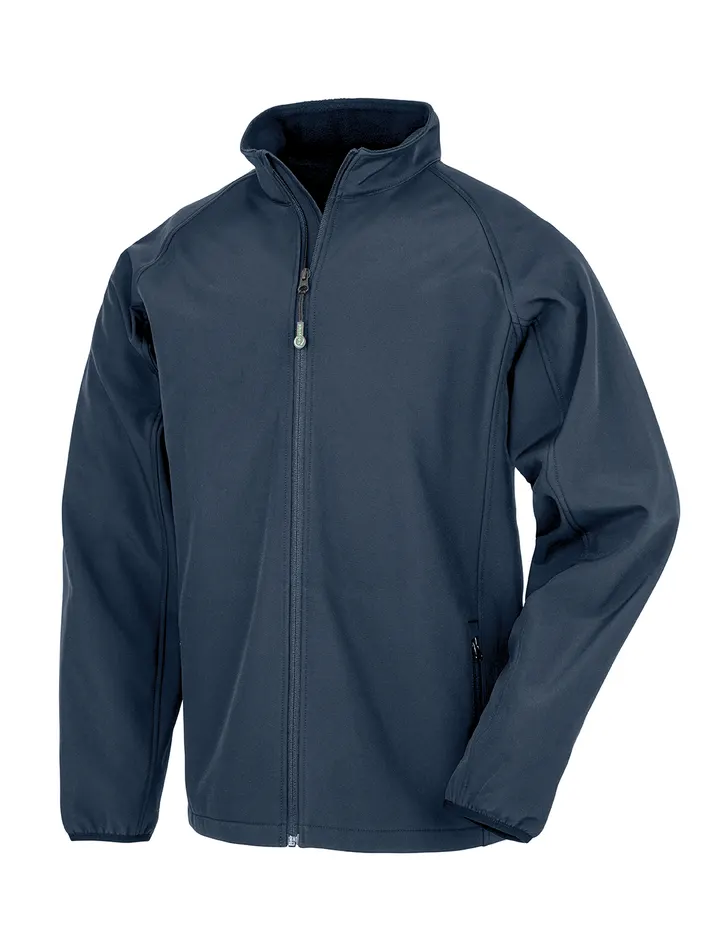 Veste softshell recyclée 2 couches enfant Navy