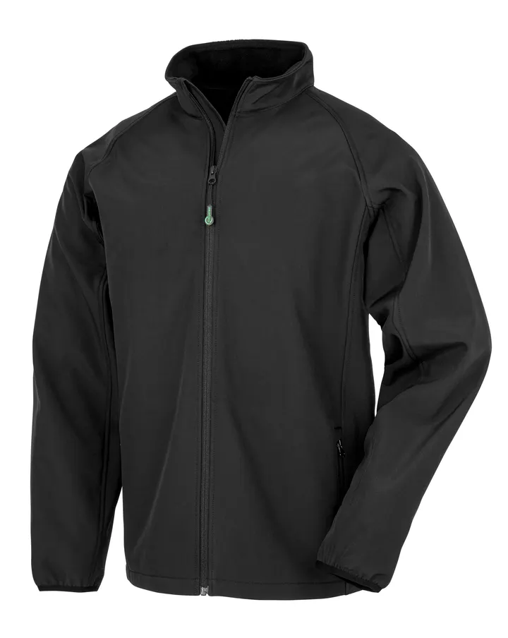 Veste softshell homme recyclée Black