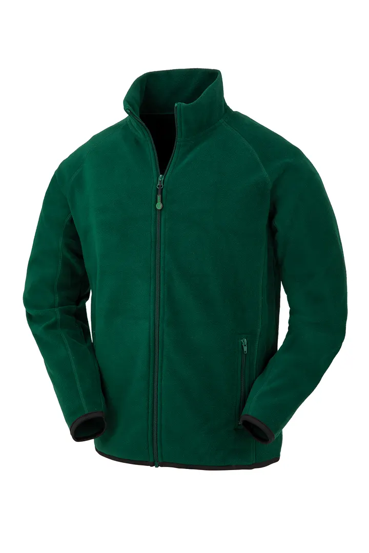 Polarthermie-Jacke aus recyceltem Fleece. Forest Green