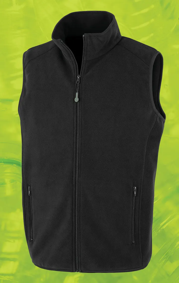 Recycelte Bodywarmer-Weste Black