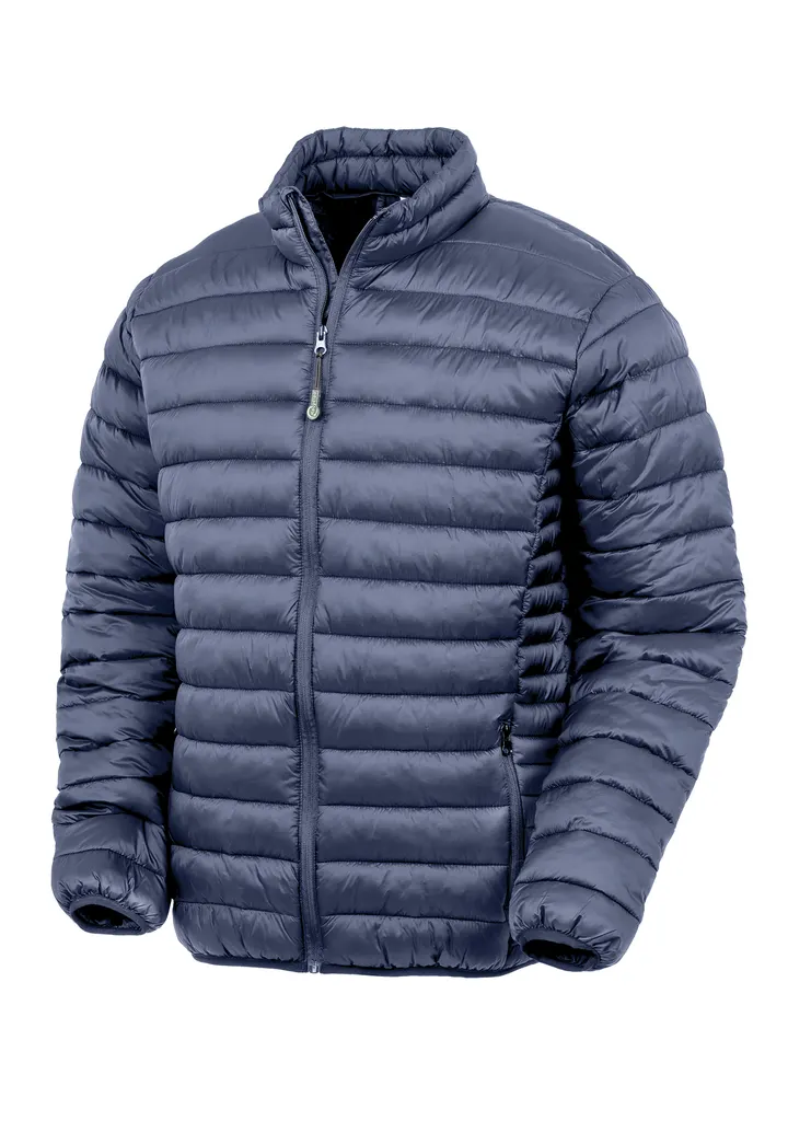 Veste matelassée recyclée sans capuche Navy