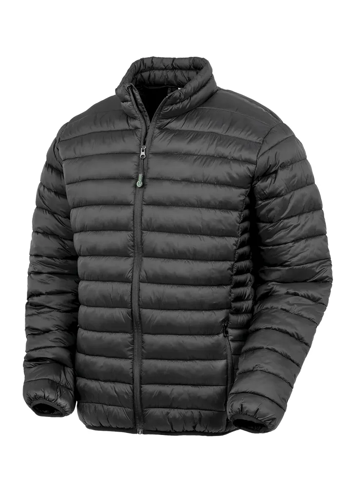Veste matelassée recyclée sans capuche Black