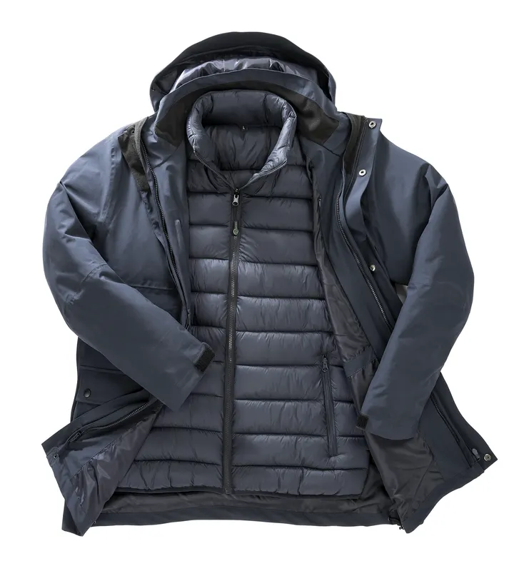 Doudoune Ripstop recyclée 3 en 1 Navy
