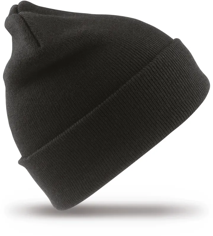 Skimütze Woolly Black