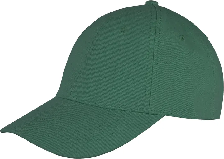 Memphis Brushed Cotton Low Profile Cap Bottle Green