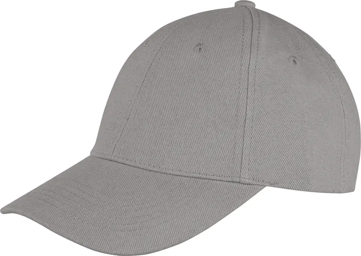 Memphis Brushed Cotton Low Profile Cap Dove Grey