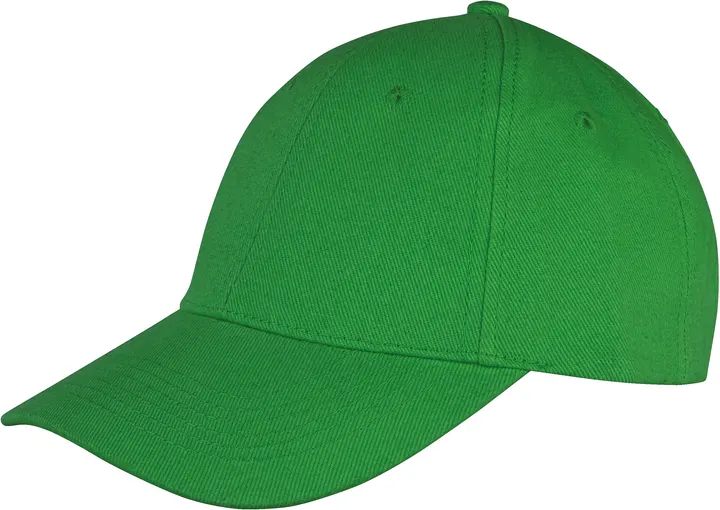 Memphis Brushed Cotton Low Profile Cap Emerald Green