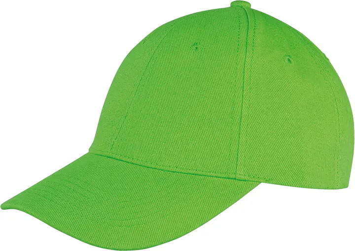 Memphis Brushed Cotton Low Profile Cap Lime