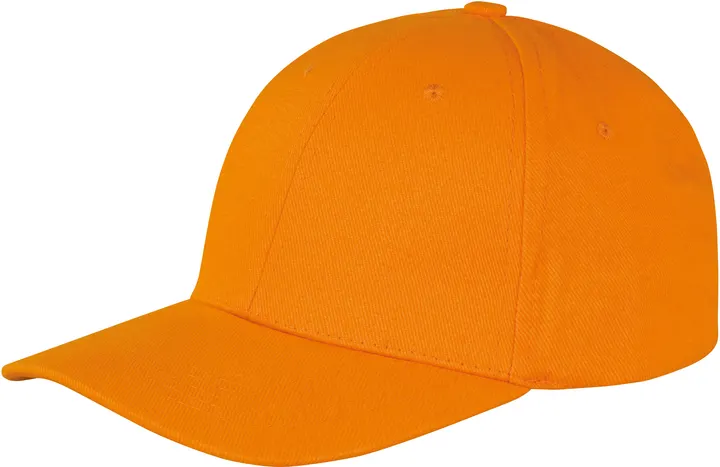 Memphis Brushed Cotton Low Profile Cap Orange