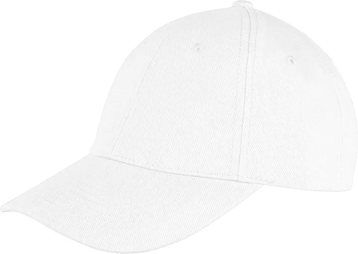 Memphis Brushed Cotton Low Profile Cap White