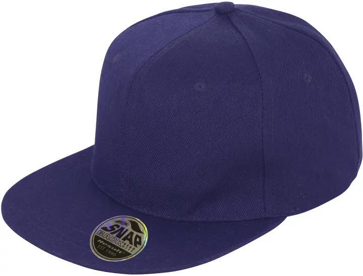 Bronx Original Flat Peak Snapback Cap Navy