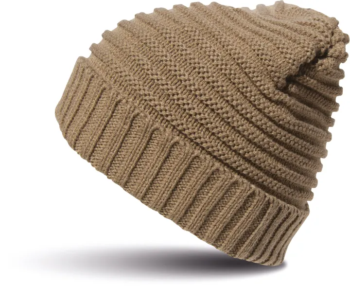 Braided knit hat Fennel