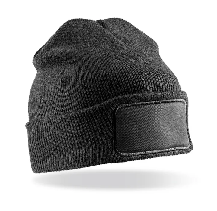 Bonnet double tricot Black