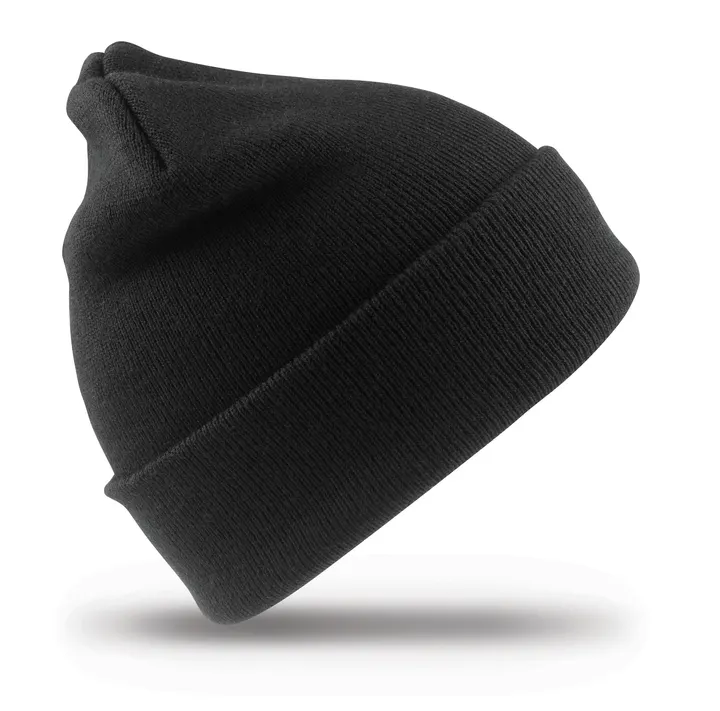 Mütze aus recycelter Polyester Black