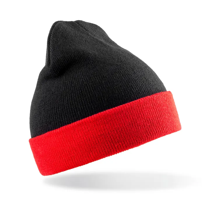 Bonnet classique recyclé Black / Red