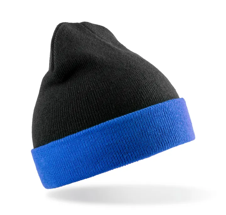 Bonnet classique recyclé Black / Royal