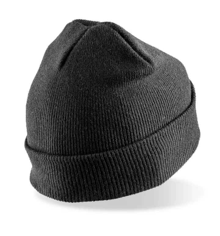 Recycelte, veredelbare Thinsulate™-Mütze Black