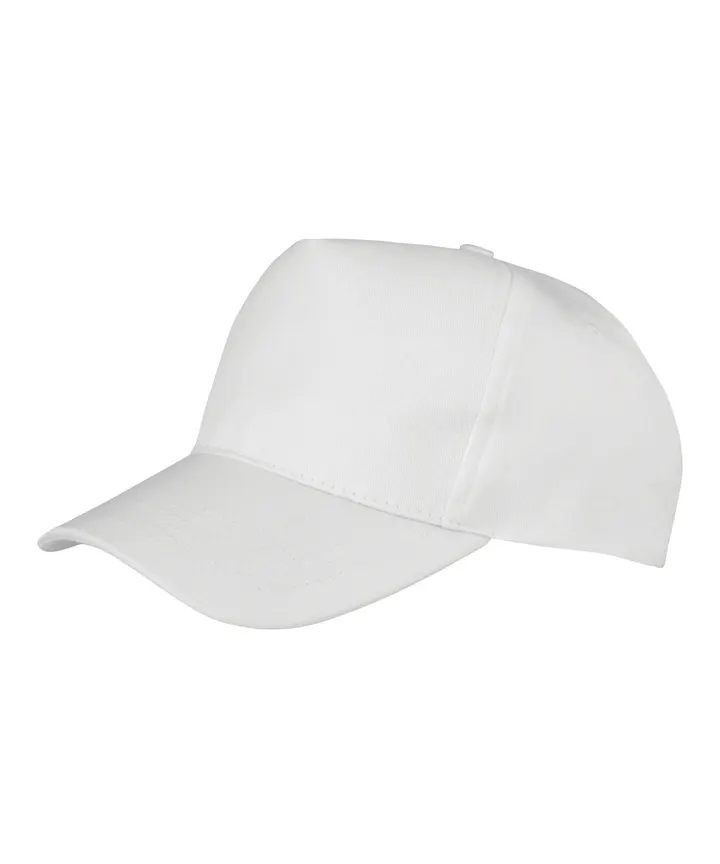 Casquette recyclée 5 panneaux enfant White