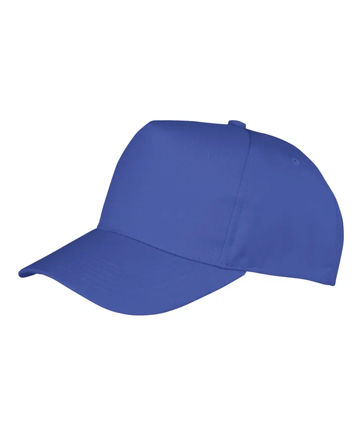 Recycelte Mütze mit 5 Panels Royal