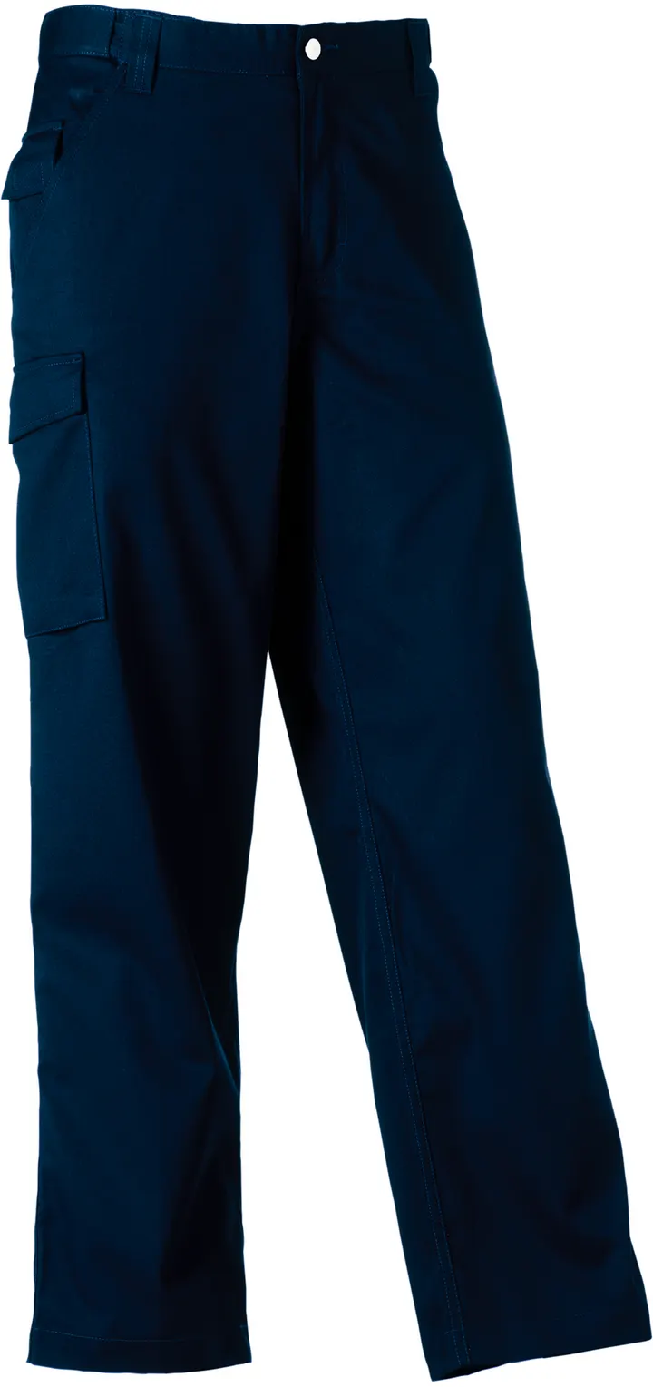 Polycotton Twill Trousers French Navy