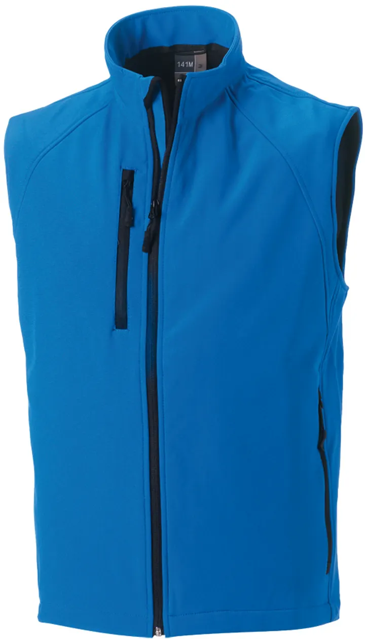 Men's Softshell Gilet Azur Blue