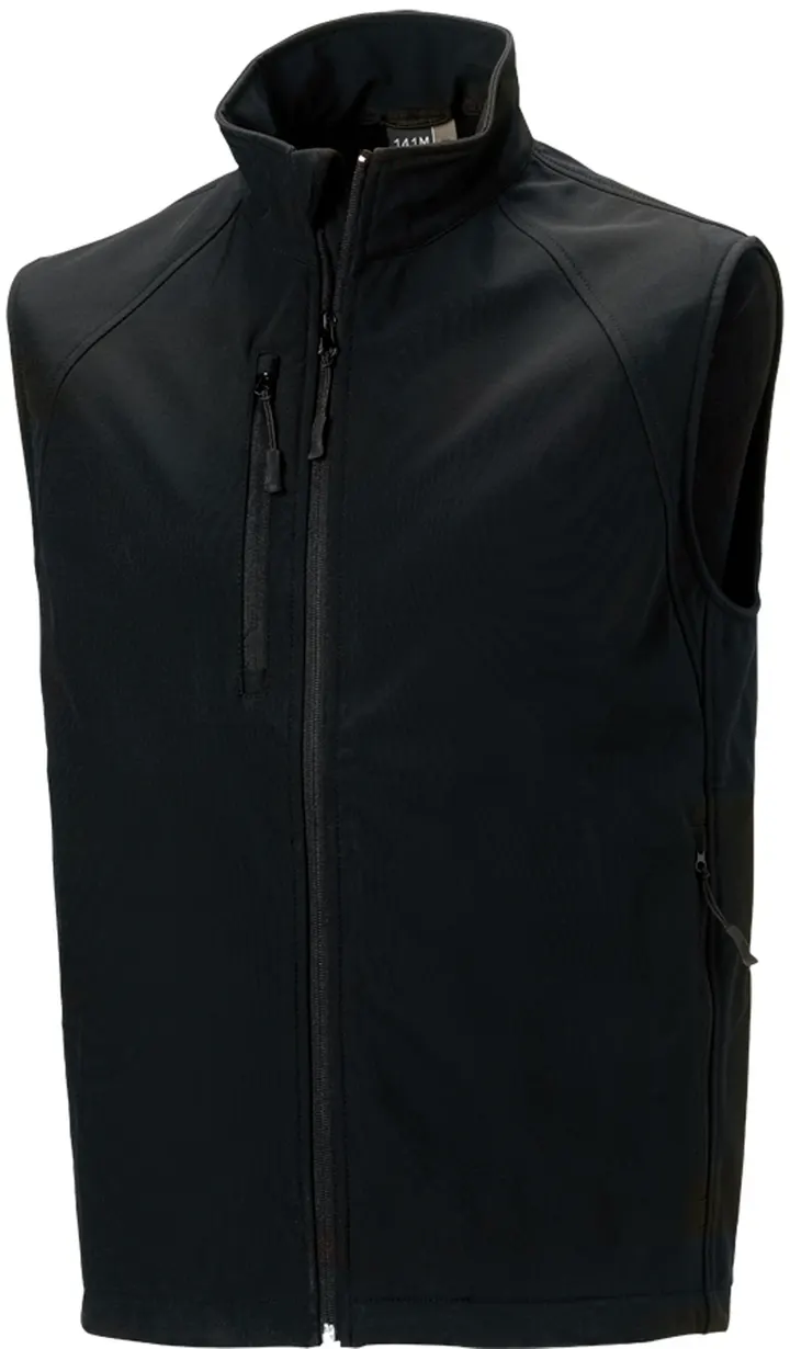 Men's Softshell Gilet Black
