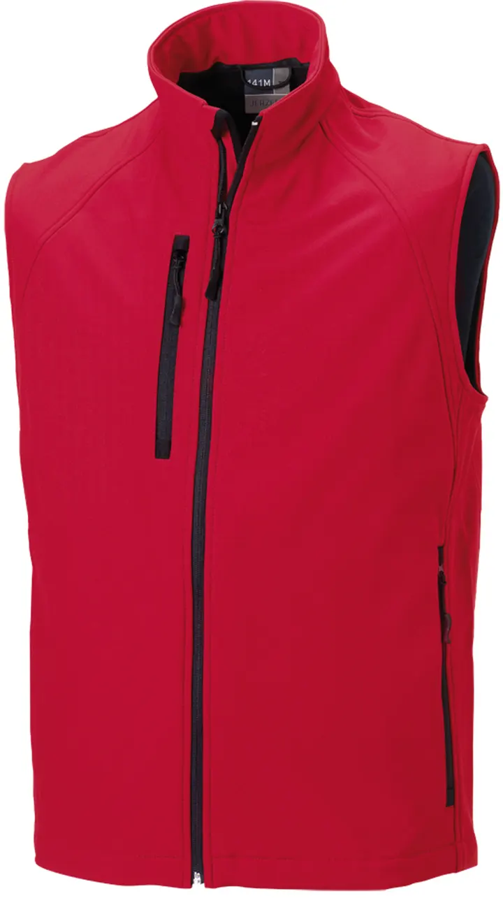 Men's Softshell Gilet Classic Red