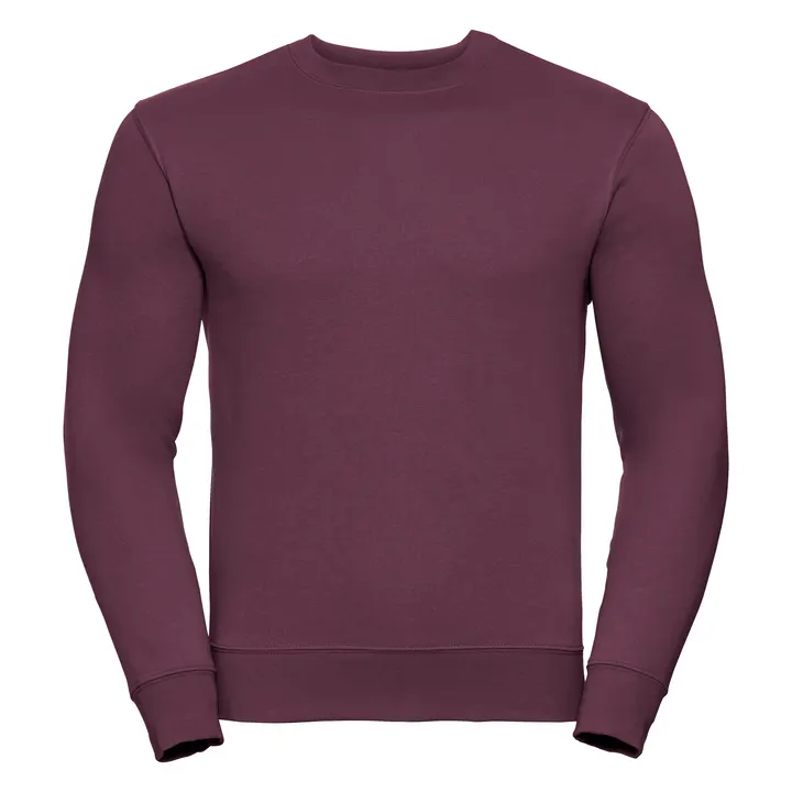 Authentic Crew Neck Sweatshirt Burgundy