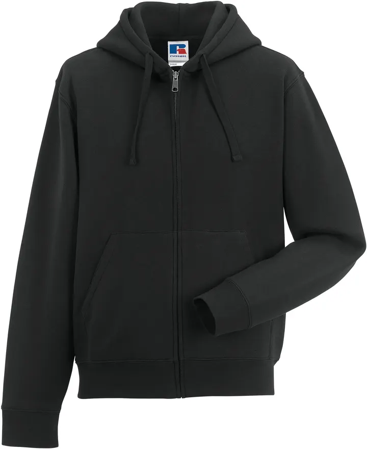 Sweat-shirt zippé capuche Authentic homme Black