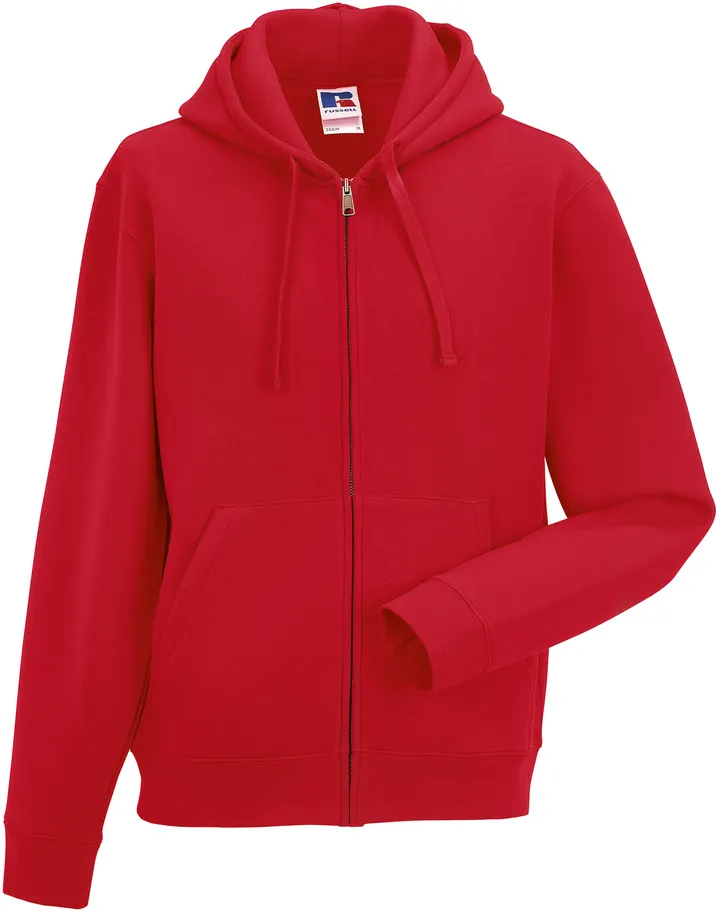 Sweat-shirt zippé capuche Authentic homme Classic Red