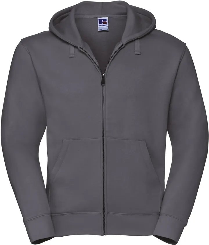 Sweat-shirt zippé capuche Authentic homme Convoy Grey