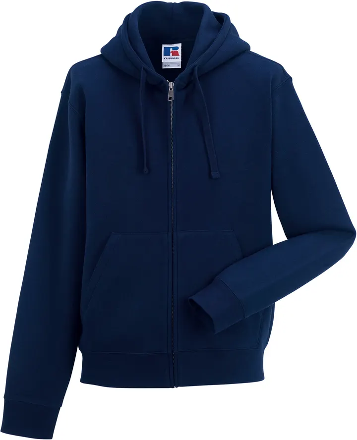 Sweat-shirt zippé capuche Authentic homme French Navy