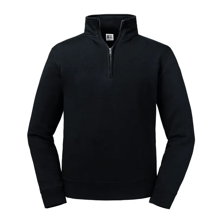 Sweat Col Zippé Authentic Black