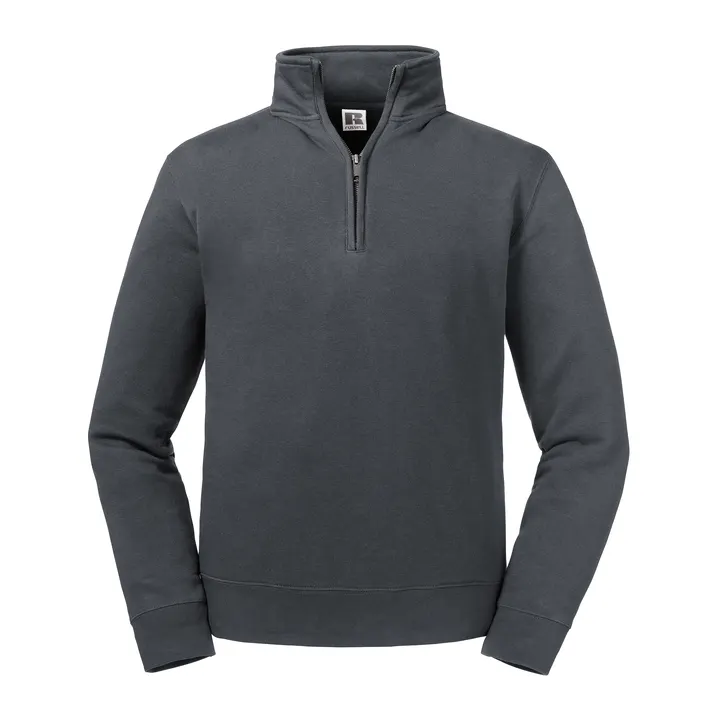 Sweat Col Zippé Authentic Convoy Grey