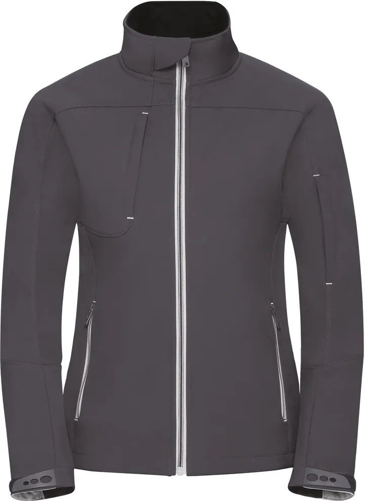 Ladies' Bionic-Finish® Softshell Jacket Iron Grey
