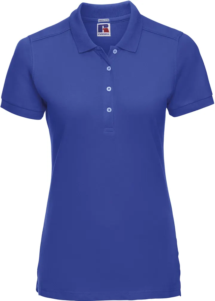 Stretch Polo für Damen Azure blue