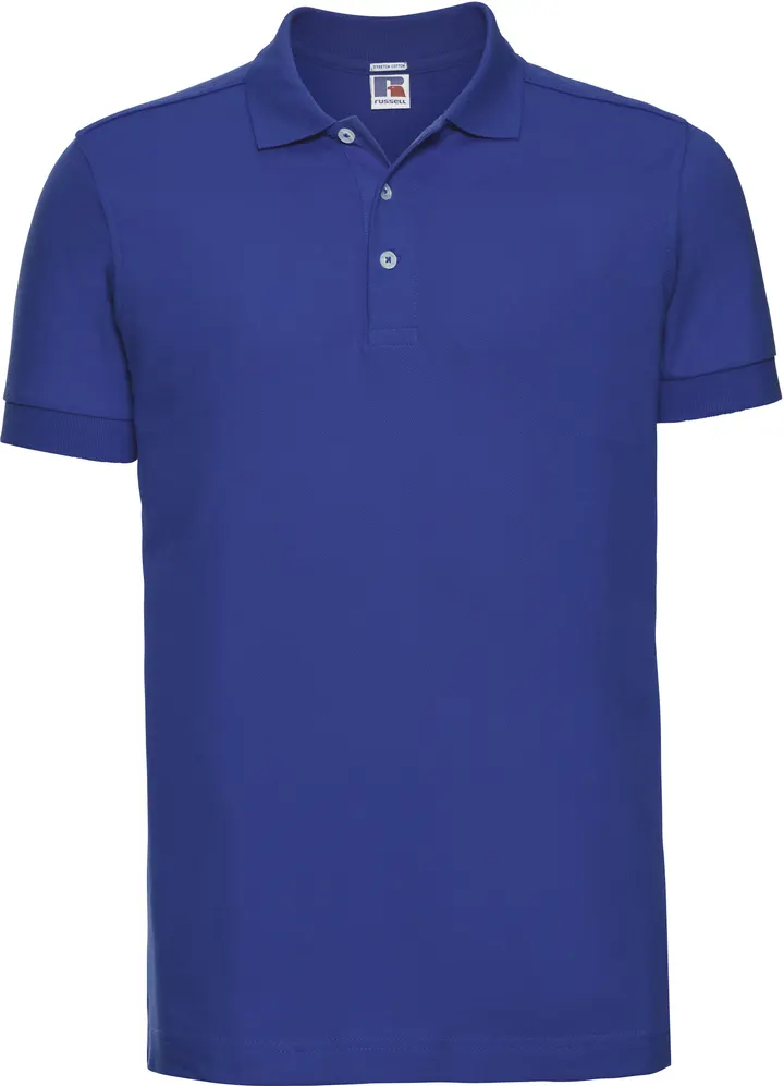Polo Stretch Homme Azure blue