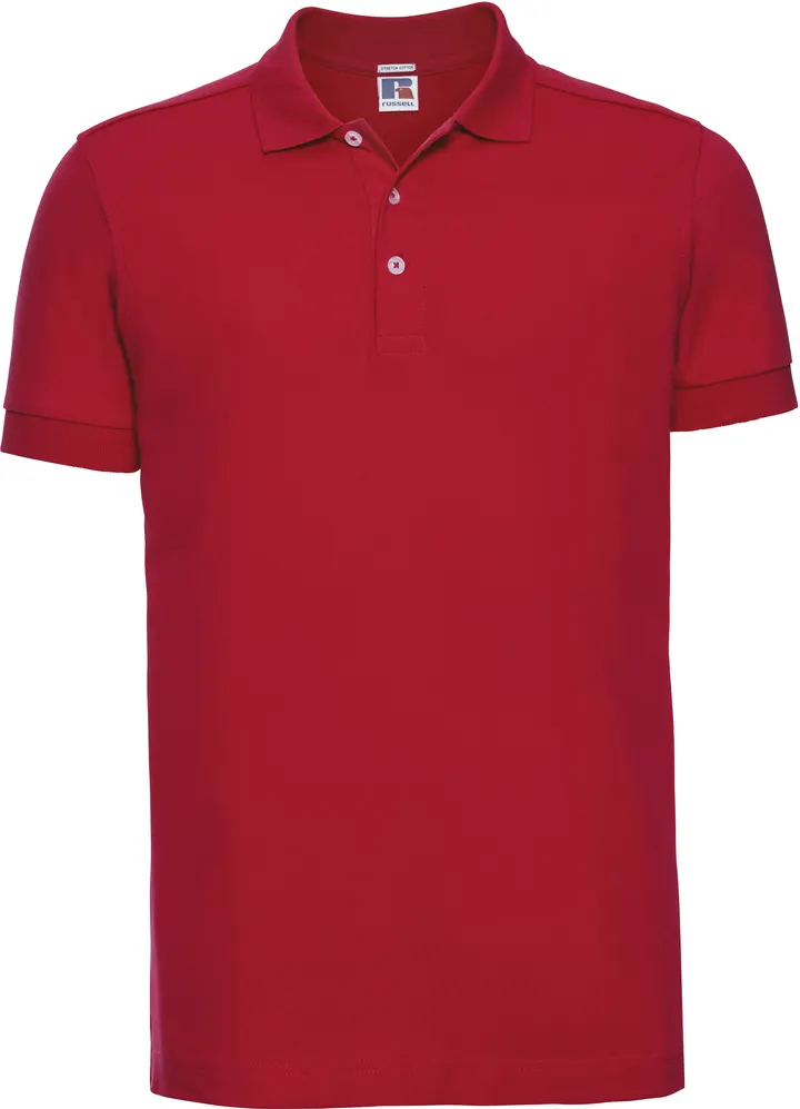 Polo Stretch Homme Classic Red