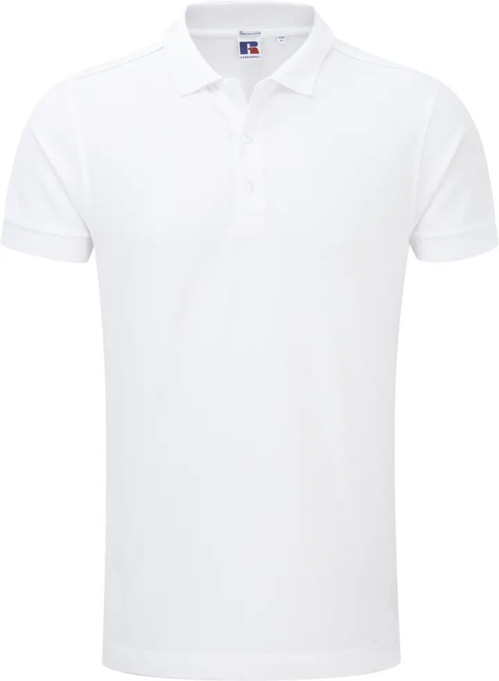 Polo Stretch Homme White
