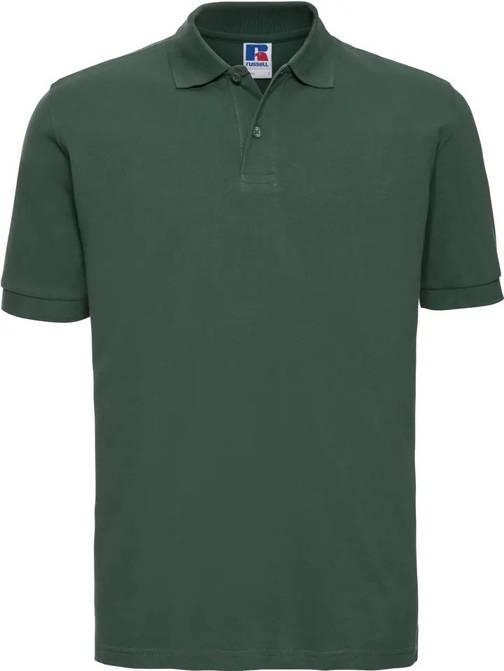 Men's Classic Cotton Polo Bottle Green