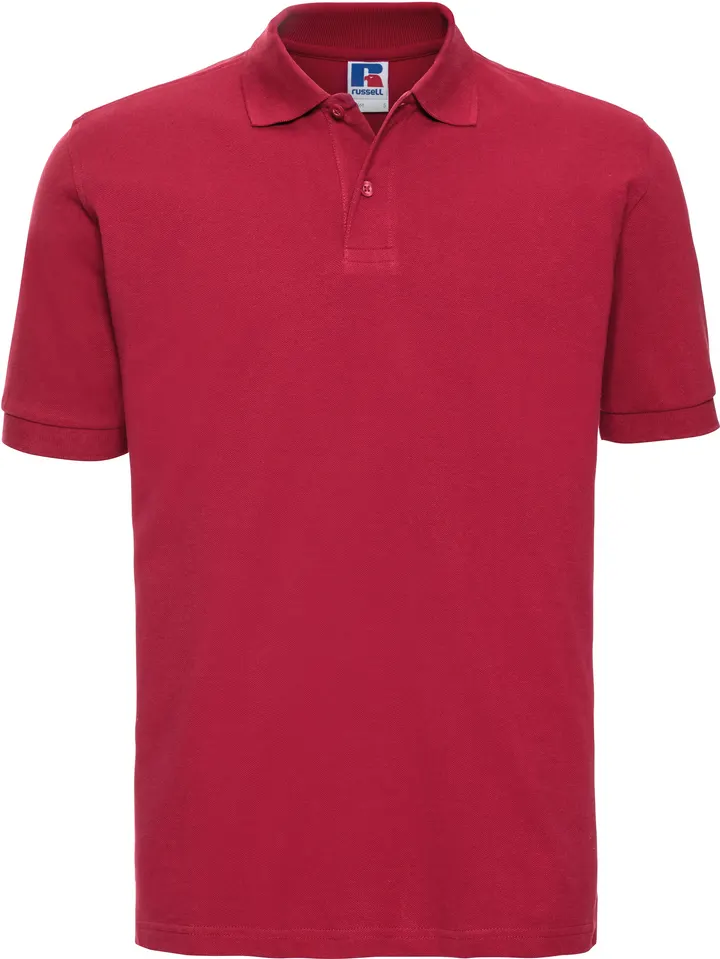 Men's Classic Cotton Polo Classic Red