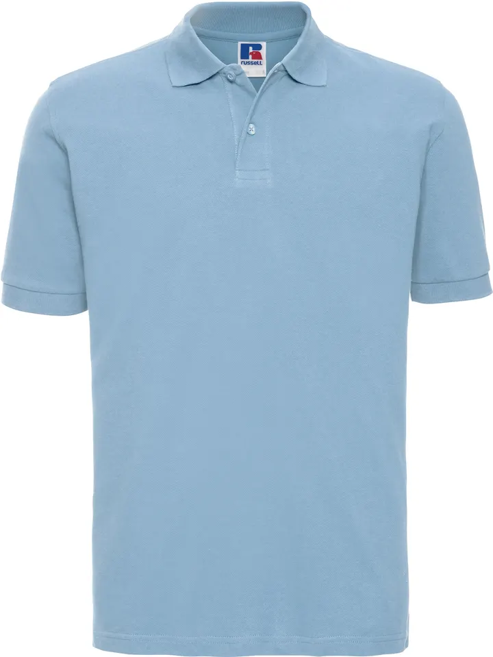 Men's Classic Cotton Polo Sky Blue