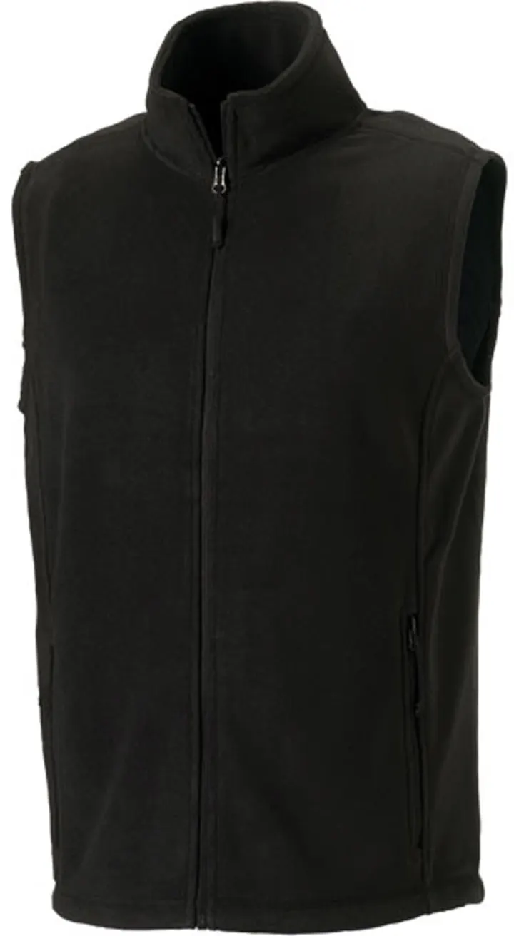 Men's Outdoor Fleece Gilet Black