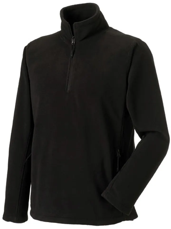 1/4 Zip Outdoor Fleece Black